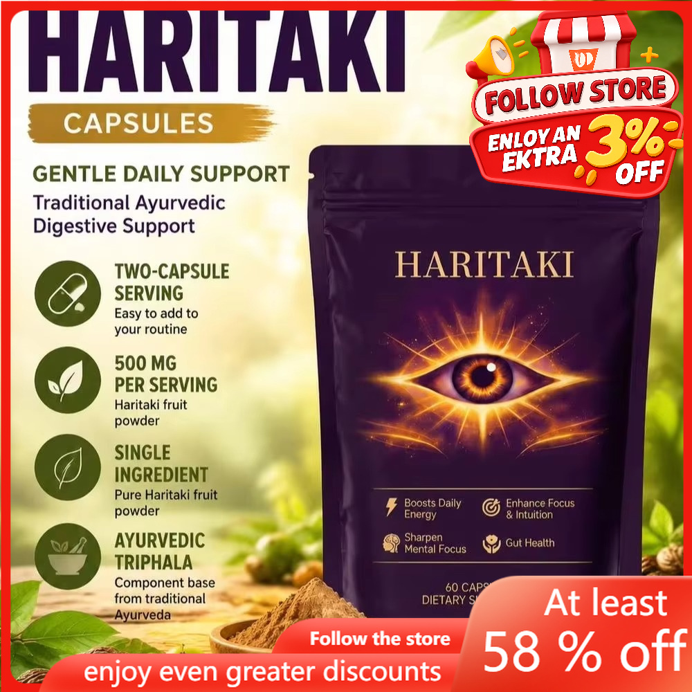 Herbal Tea - Капсулы HARITAKI для повышения ежедневной энергии,