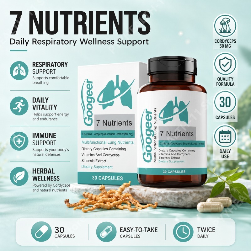 Herbal Supplement - Капсулы с экстрактом кордицепса синенсис, травяная