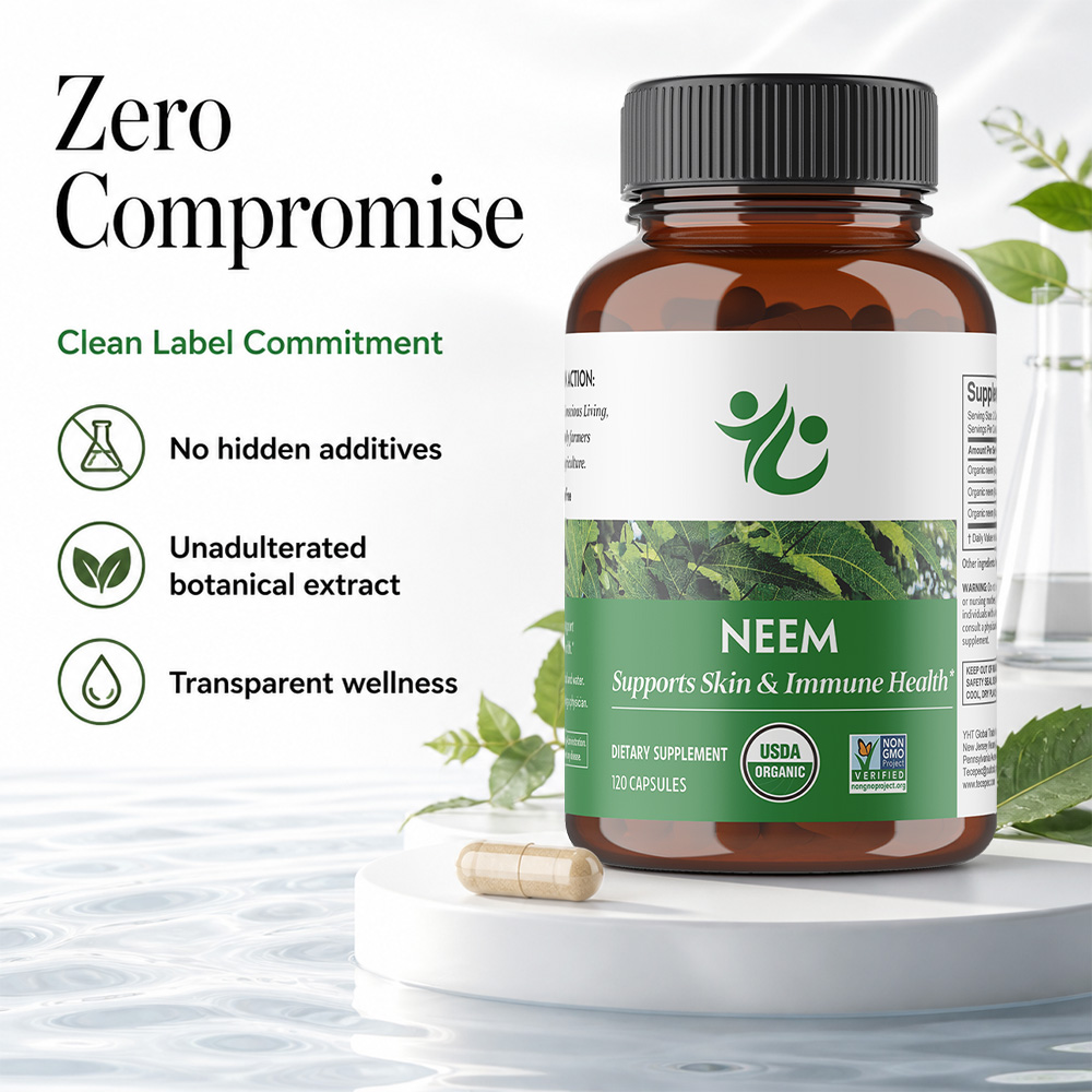 Капсулы из листьев нима - трав – обзор и цена Herbal Supplement