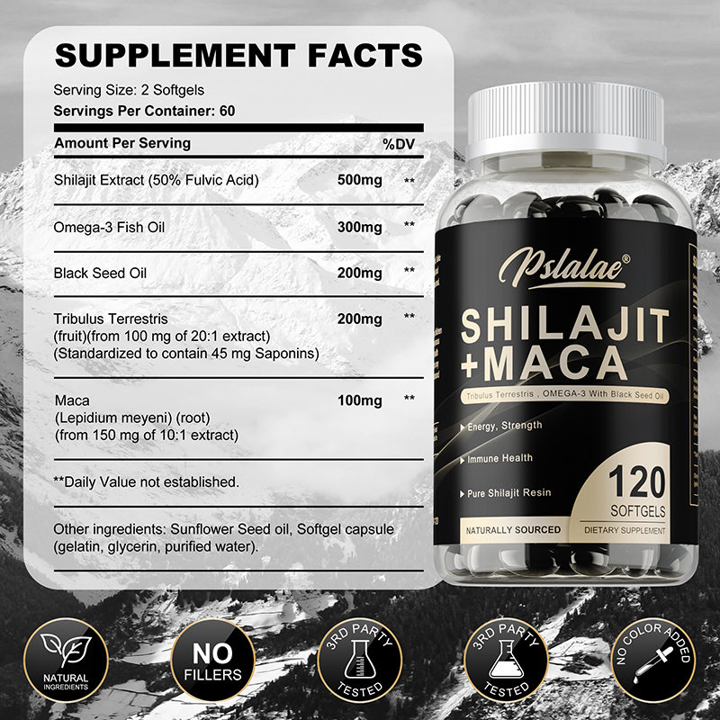 Shilajit + Мака — повышает эне – обзор и цена Herbal Supplement